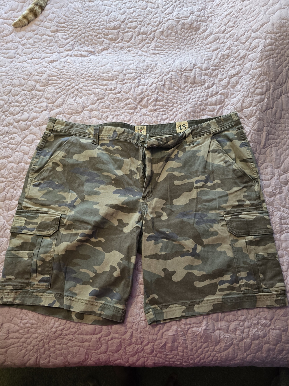 RedHead Men's Camouflage Cargo Shorts - Olive Camo
